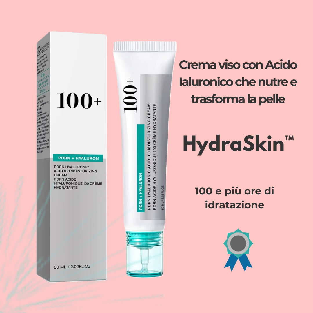 HydraSkin™ | Crema viso con Acido Ialuronico che nutre e trasforma la pelle