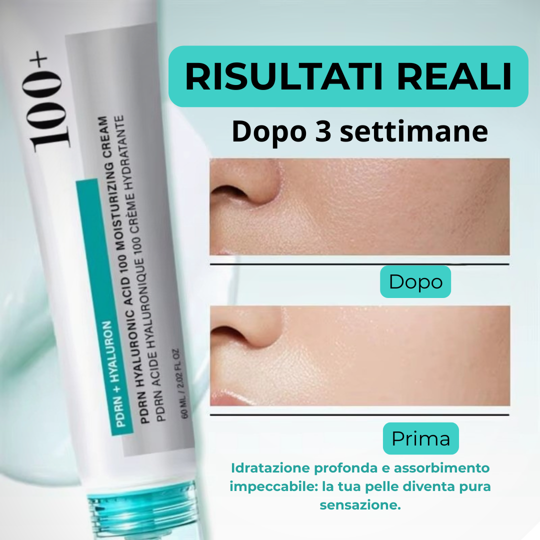 HydraPureSilk™ | Crema viso con Acido Ialuronico che nutre e trasforma
